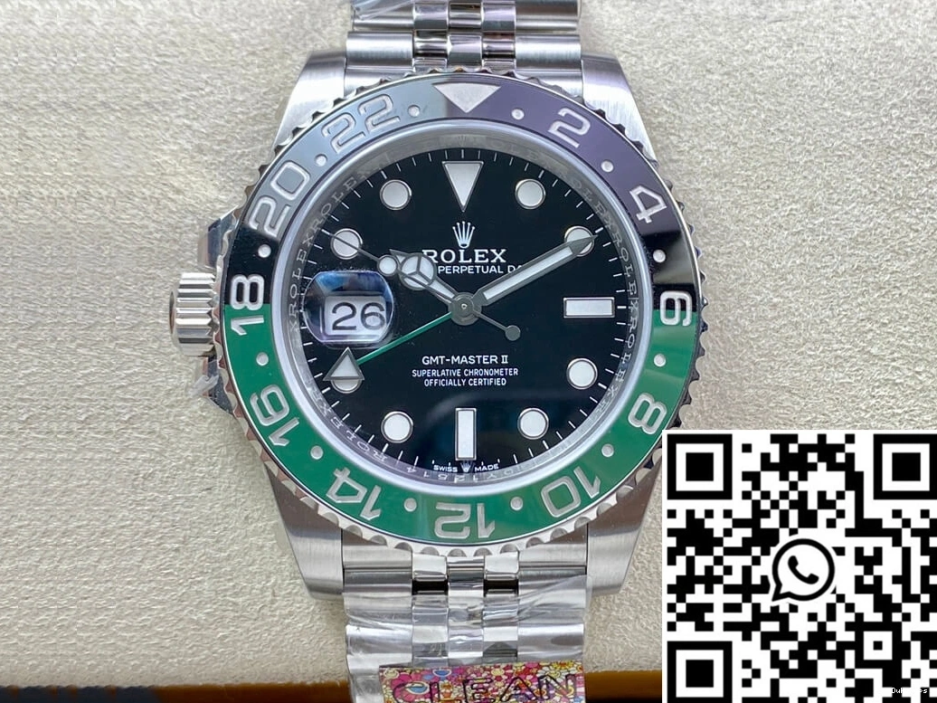 M126720vtnr-0002 Rolex II Black Dial Factory Master GMT Clean 0927